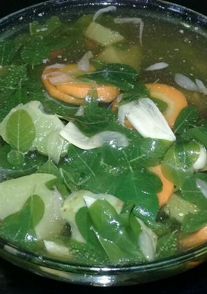 Foto resep Sayur Bening Daun Kelor