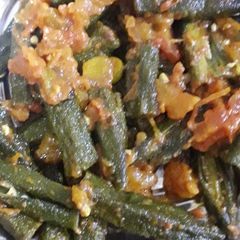 A picture of Fried ladyfinger.