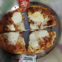 A picture of Homemade pizza.