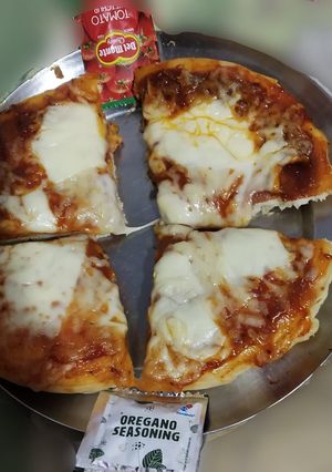 A picture of Homemade pizza.