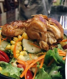 salad ức gà eat clean