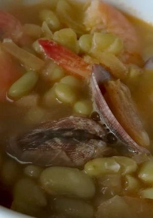 Una foto de Verdinas con marisco🍲