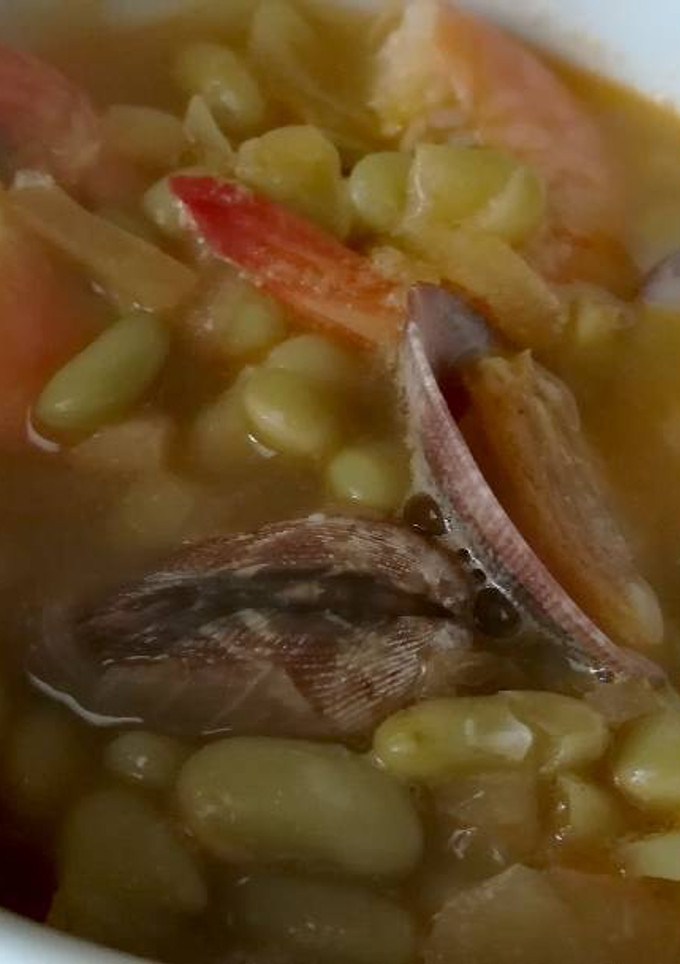 Una foto de Verdinas con marisco🍲