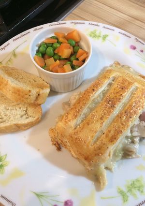 A picture of Leftover Chicken and Ham Pie.