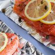 Salmon with Lemon, Capers, and Rosemary