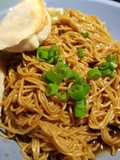 Dry wantan mee and gyoza
