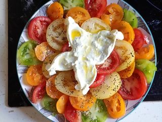 Salade tomate burrata 🍅