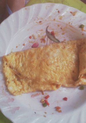 A picture of Egg omelette.