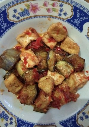Foto resep Terong tahu sambal bawang