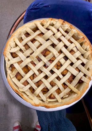 Una foto de Tarta de manzana 🍎