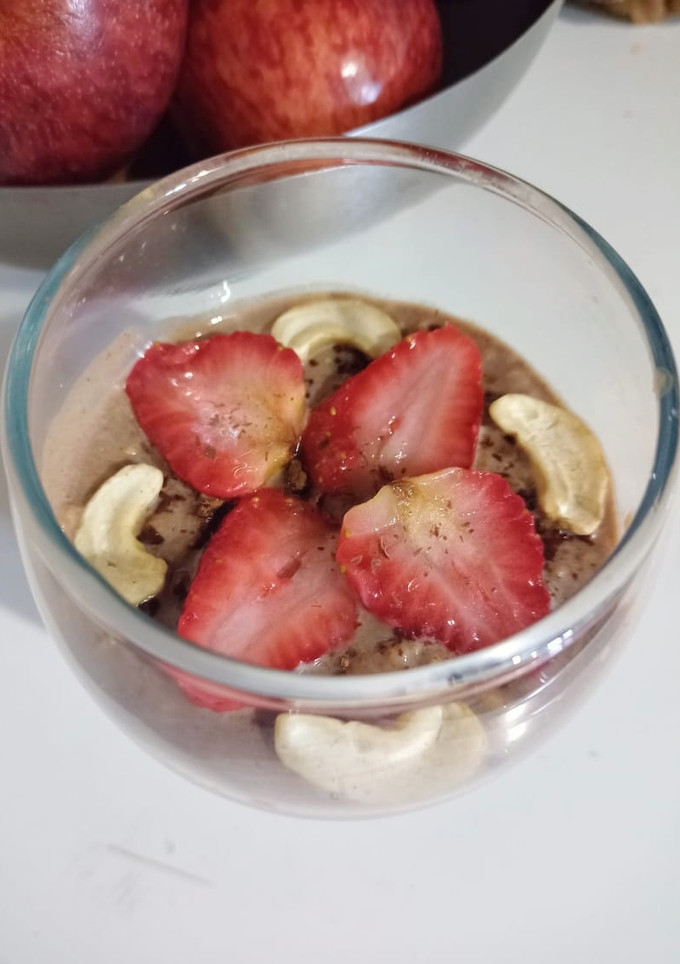 Una foto de Porridge de Avena de chocolate sin azúcar