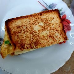 A picture of 3 Spice Egg & Cheese Sandwich.