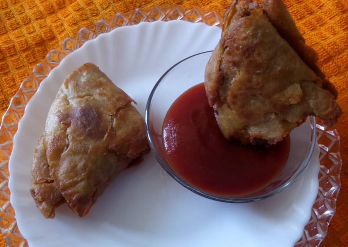 Crispy samosa