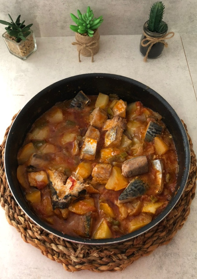 Una foto de Marmitako de albacora