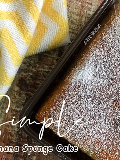 Foto resep Simple Banana Sponge Cake