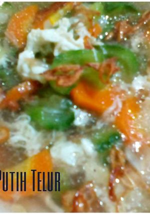 Foto resep Sup Oyong Putih Telur