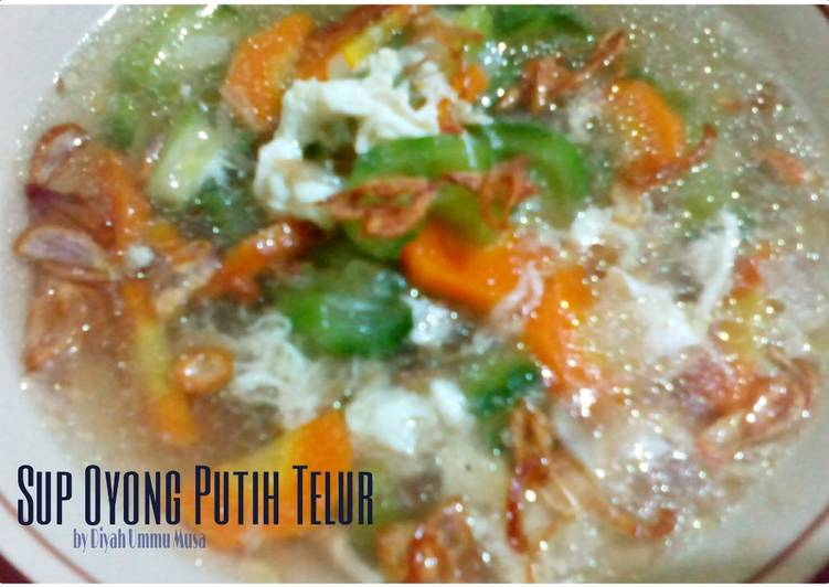 Resep Sup Oyong Putih Telur oleh Diyah Kuntari - Cookpad