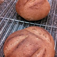 A picture of Sourdough Spelt potato bread.
