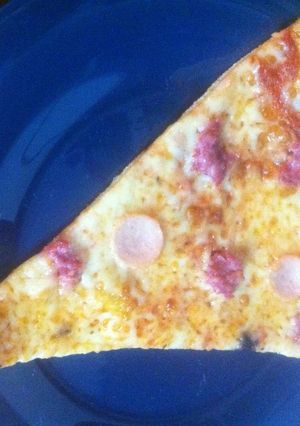 Foto di #il bocca TV: Pizza alla salsiccia e wurstel