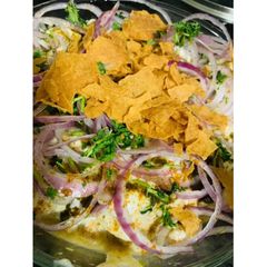 A picture of Mix plate Chana Chat.