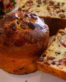 Rich Butter Panettone! Dried Fruits and Nuts Brioche Bread