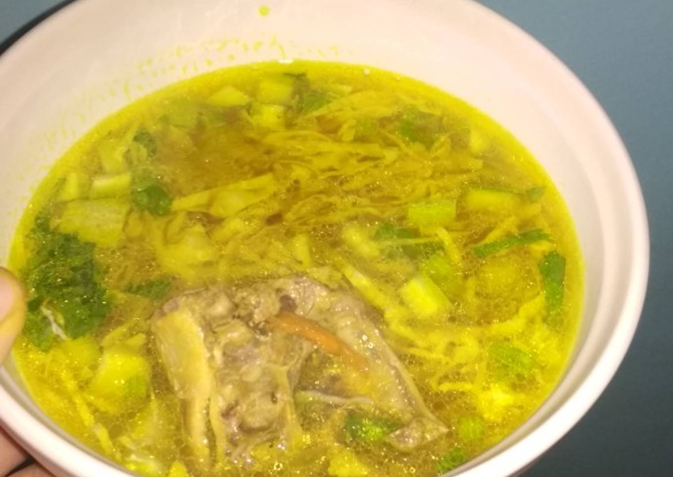 Soto bening lamongan ala anak kost