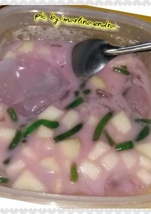 Foto resep Es CEMELIS (es isi Cendol dan melon manis)