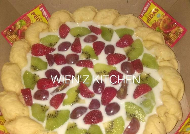 Resep Pizza Buah Oleh Wien Z Kitchen Cookpad