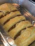 Trenzas de Hojaldre con relleno de Carne al estilo Sonorense