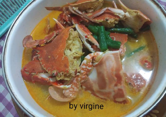 Ternyata begini lho! Bagaimana cara bikin Rajungan sayur santan yang sedap