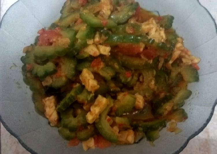 Bahan meracik Tumis pare ala dapur mamah, Bisa Manjain Lidah