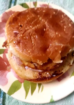 A picture of Aloo Burger.