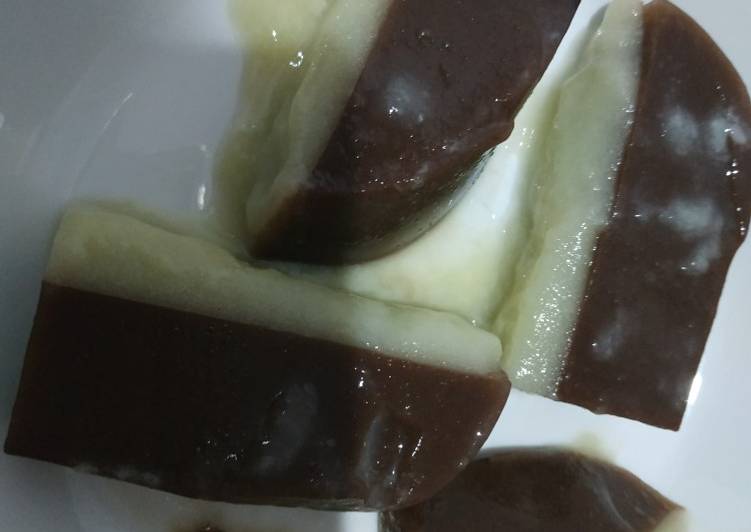 Puding chocolatos greentea