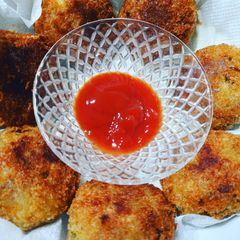 A picture of Poha cutlet.