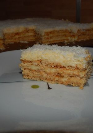 Raffaello szelet sütés nélkül recept fotója
