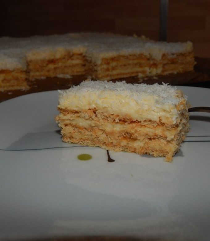 Raffaello szelet sütés nélkül recept fotója