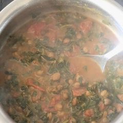 A picture of Chane-Methi ki sabji.