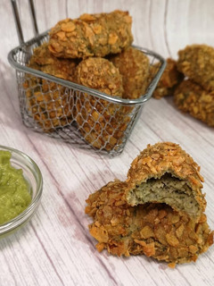 Una foto de Croquetas de patata y brócoli