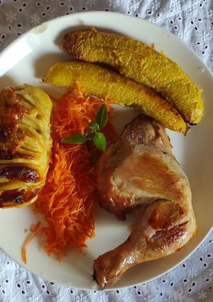 Una foto de Pollo al horno