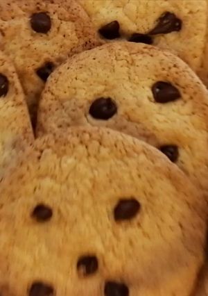 Una foto de Galletas con chips de chocolate