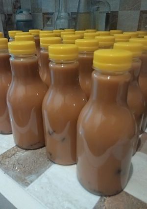 Foto resep Thai tea jelly botol untuk jualan