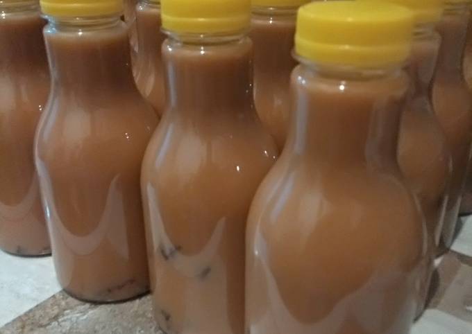 Thai tea jelly botol untuk jualan