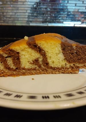 Una foto de Torta cebra🦓🍫