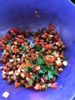 चना चाट रेसिपी मुख्य फोटो