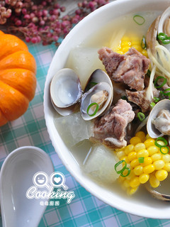 蒜香蛤蜊冬瓜排骨湯 的食譜成品照片