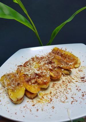 Foto resep Pisang bakar teflon coklat keju