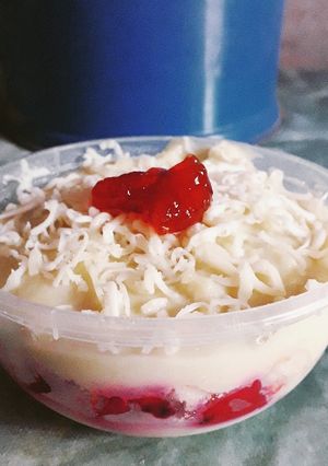 Foto resep MPASI : DRAGON FRUIT CHEESE CAKE