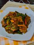 Tahu Tumis Bunga Bawang