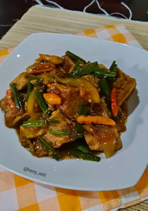 Foto resep Tahu Tumis Bunga Bawang