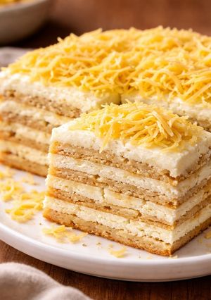 Foto resep Cheesecake Keju Viral Ekonomis